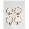 Image 1 : 20) 2 SETS OF 14K YELLOW GOLD EARRINGS