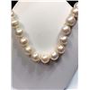 Image 2 : 50) STERLING SILVER PEARL NECKLACE WITH CLASP