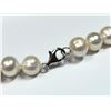 Image 5 : 50) STERLING SILVER PEARL NECKLACE WITH CLASP