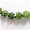 Image 1 : 6) STERLING SILVER NATURAL JADE NECKLACE