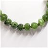 Image 2 : 6) STERLING SILVER NATURAL JADE NECKLACE