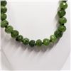 Image 3 : 6) STERLING SILVER NATURAL JADE NECKLACE