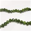Image 5 : 6) STERLING SILVER NATURAL JADE NECKLACE