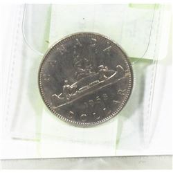 1964 CANADIAN $1.00 CANOE COIN