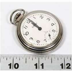 BULLSEYE POCKET WATCH. WORKING