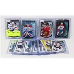 18 "OPEECHEE" ROOKIE HOCKEY CARDS.