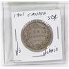 Image 1 : 1901 CANADA SILVER 50¢