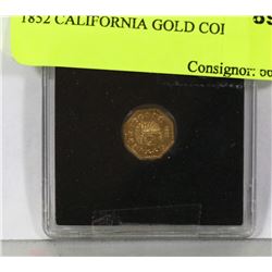 1852 CALIFORNIA GOLD COIN