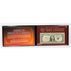 1957 USA $1 BILL REPLACEMENT NOTE SILVER CERT