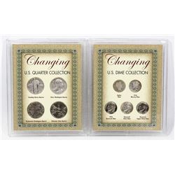 2-CHANGING USA COIN SETS