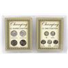 2-CHANGING USA COIN SETS