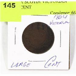 1864 NOVA SCOTIA VICTORIAN LARGE 1 CENT