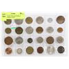 Image 1 : LOT OF 24 SILVER AND WORLD COLLECTIBLE COINS