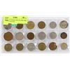 Image 1 : LOT OF 18 WORLD AND SILVER COIN COLLECTION SET