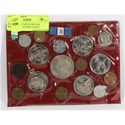 COLLECTIBLE LOT OF SILVER WORLD COLLECTIBLE COINS