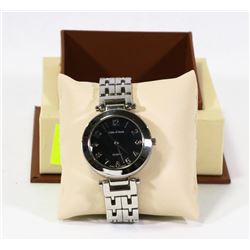 COTE D'AZUR QUARTZ MEN'S WATCH - SILVER