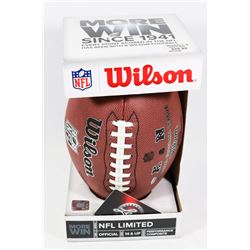 NFL OFFICIAL WILSON PAUL HORNUNG FOOTBALL WITH COA