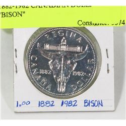 1882-1982 CANADIAN DOLLAR "BISON"