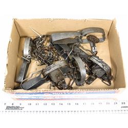 LOT OF 5 ANIMAL TRAPS.