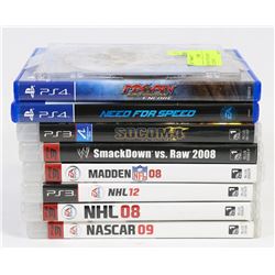 BUNDLE OF PS3 & PS4 GAMES - ELECTRONICS