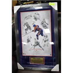 20"X32" FRAMED CONNOR MCDAVID AUTHENTIC ON THE