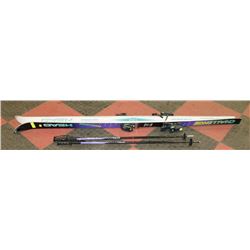 PAIR OF HEAD CHALLENGE DOWN HILL SKIS WITH MARKER