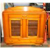 Image 1 : VINTAGE CABINET WITH GLASS FRONT