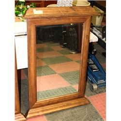 SOLID WOOD BATHROOM VANITY WALL MIRROR