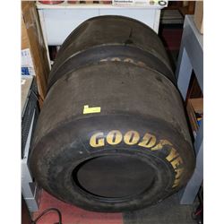 PAIR OF GOODYEAR DRAG RACING SLICKS