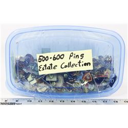 ON CHOICE: BIN OF 500-600 ESTATE PINS