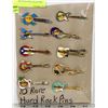 Image 1 : 10 HARD ROCK PINS COLLECTION