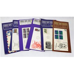 7 FIRST DAY COVERS STAMPS