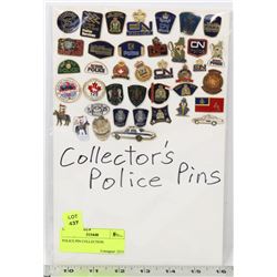 POLICE PIN COLLECTION