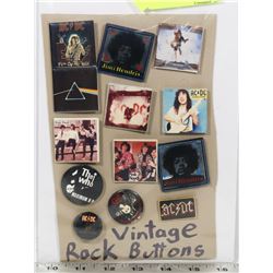 COLLECTION OF CLASSIC ROCK PINS