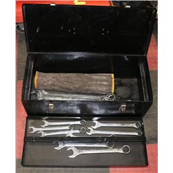 TOOL BOX W/SIGNET AND ULTRA PRO HAND WRENCHES