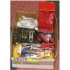 Image 1 : TRAY OF PULLER, BOOSTER CABLES, SLING