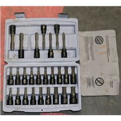 STANLEY 27 PCS BLACK CHROME BIT SOCKET SET