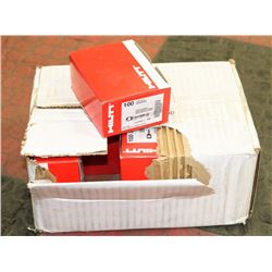 BOX OF 1/4" X 2" HILTI WEDGE WIRE HANGERS