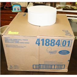 CASE OF SCOTT CORELESS JUMBO ROLL TISSUE 12X1150FT