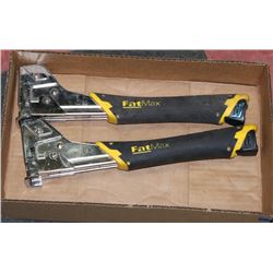 BOX W/TWO STANLEY FAT MAX HAMMER TACKERS