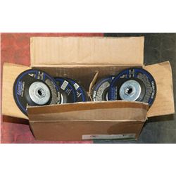 BRAND NEW 4 ½” DEPRESSED CENTRE WHEEL. BOX 0F 20.