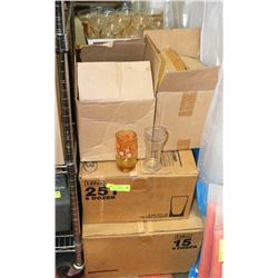 6 ASSORTED BOXES OF ASSORTED  GLASSES