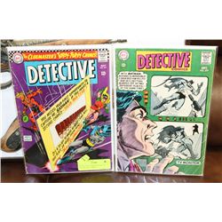 DETECTIVE COMICS #351 & 379 --- SILVER AGE COMICS