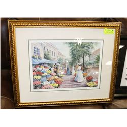 SIGNED LTD EDTN PRINT BY RM CONDON LA JARDENIERE