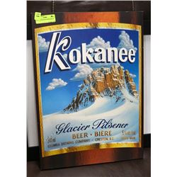 VINTAGE KOKANEE BEER DISPLAY