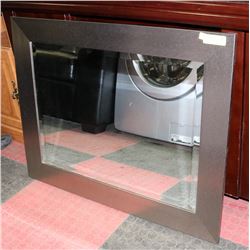 SILVER TONE FRAMED WALL MIRROR