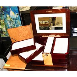 LARGE 3-TIER ROSEWOOD JEWELLERY BOX