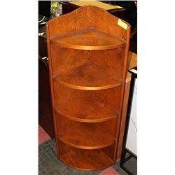 VINTAGE CORNER 5 TIER SHELF