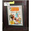 Image 1 : 15 CENT SUPER GIRL DC COMIC FRAMED.