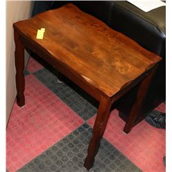 SOLID WOOD END TABLE - RECTANGULAR